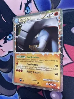 Donphan Prime 107/123 HGSS HeartGold Soulsilver Holo 2010 Pokemon TCG Card LP - Image 3