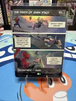 MTG The Death of Gwen Stacy 0223 Foil (Borderless) Marvel's Spider-Man NM SPM - Image 1