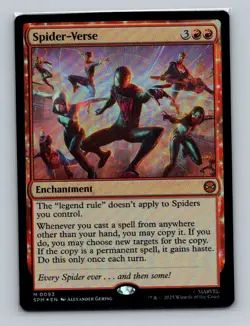 1x FOIL Spider-Verse (0093) Spider-Man SPM MTG Magic NM - Image 1