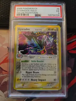2006 Pokemon Ex Delta Species Gyrados #8 Holon Phantoms Psa 5 - Image 1