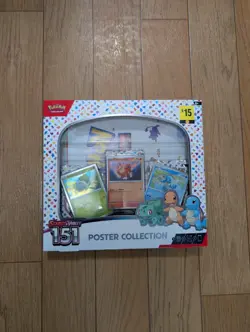 Pokemon TCG Scarlet & Violet 151 Poster Collection Box 3 Packs New Sealed - Image 1