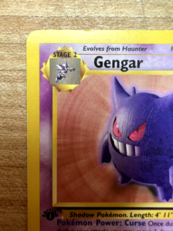 Gengar 20/62 Pokemon TCG Fossil 1st Edition Non-Holo Rare - Moderately Played - Image 2