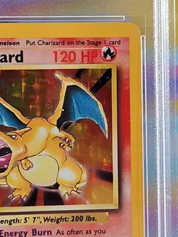 1999 Pokemon Base Set Unlimited | #4 Charizard Holo PSA 5 - Image 3