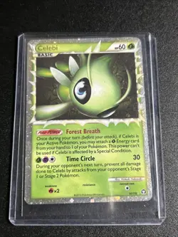 Pokemon TCG Celebi Prime HS-Triumphant 92/102 Holo Holo Rare Prime - Image 1