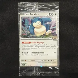 Pokemon TCG Journey Together Stamped Hop’s Snorlax Sealed Promo Asia Exclusive - Image 1