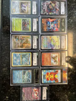 Pokemon Tcg Card Lot Of 11 Graded Cards. - Image 1