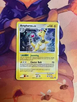 Ampharos Secret Wonders Holo Rare Pokemon Card 1/132 LP - Image 1