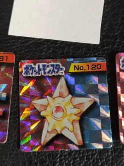 Magnemite Staryu Aerodactyl Pokemon Bros Card Holo GB Nintendo Japanese Vintage - Image 3