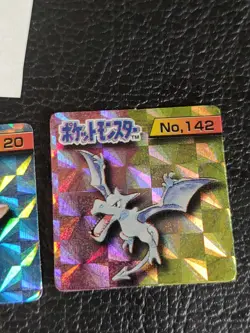 Magnemite Staryu Aerodactyl Pokemon Bros Card Holo GB Nintendo Japanese Vintage - Image 4
