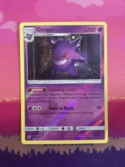 Pokemon Card Gengar Crimson Invasion Reverse Holo Rare 38/111 Near Mint - Image 1