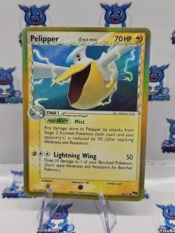 Pelipper Delta Species 14/17 Holo Rare Foil Pop 5 Series Pokemon Card LP - Image 2
