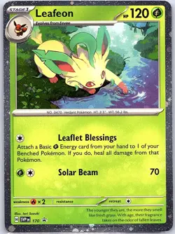 Leafeon - (Cosmos Holo) SVP 170 Holo Scarlet & Violet Promo - Pokemon Card - NM - Image 1