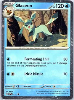 Glaceon - (Cosmos Holo) SVP 171 Holo Scarlet & Violet Promo - Pokemon Card - NM - Image 1