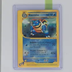 Pokemon TCG Blastoise 36/165 Non-Holo Rare Expedition Base Set Rare Mint Card - Image 2