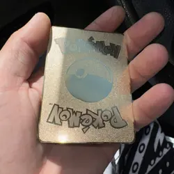 Blastoise Gold Pokemon Card Collectible/Gift/Display custom metal heavy 1st - Image 4