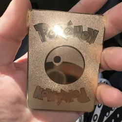 Blastoise Gold Pokemon Card Collectible/Gift/Display custom metal heavy 1st - Image 5