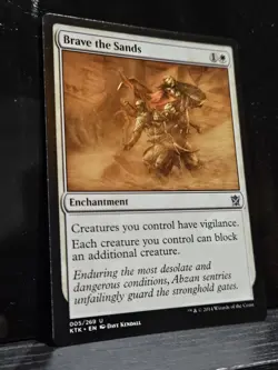 MTG Brave the Sands - Khans of Tarkir - Near Mint - Image 1