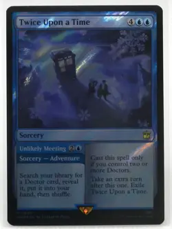 Twice Upon a Time (Surge Foil) Magic the Gathering, MTG Doctor Who (0666) NM - Image 1