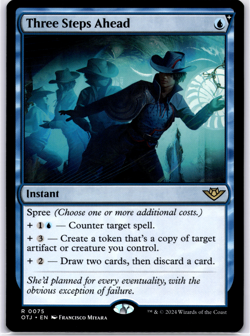Three Steps Ahead Regular NM MTG - Image 1