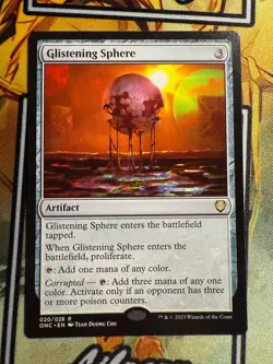 Glistening Sphere Commander: Phyrexia: All Will Be One, (Non-Foil) #020 - Image 1