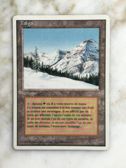 MTG - TAIGA - REVISED 1994 FWB DUAL LAND 3RD ED - Image 1