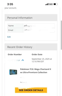 Lot Of 2 - ships in 40 days Phantasmal Flames Pokemon Center ETB PRESALE + 1 UPC - Image 4
