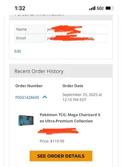Lot Of 2 - ships in 40 days Phantasmal Flames Pokemon Center ETB PRESALE + 1 UPC - Image 5