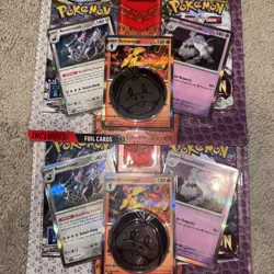 Pokemon TCG Silver Tempest Lost Origin Armarouge, Revavroom & Houndstone Blister - Image 2