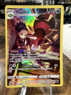 Pokemon TCG Brilliant Stars Trainer Gallery Ariados TG09/TG30 Holo Rare - Image 1