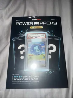 GAMESTOP Pokemon Power Pack Series 3- 2 Packs & 1 PSA Slab! BRAND NEW! - Image 1