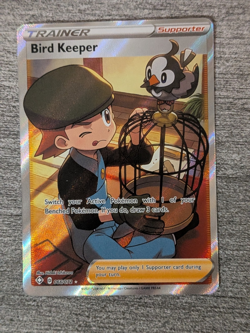 Pokemon TCG Bird Keeper (Full Art) 066/072 Shining Fates Holo - P075 - Image 1