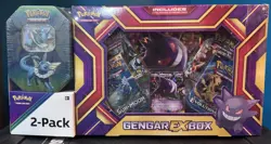 Pokemon Gengar EX Box Evolutions Sealed unopened 2016 W/ Tin Two Pack - Image 1