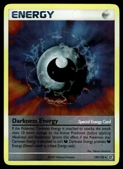 Darkness Energy Reverse Holo 129/132 Secret Wonders Pokemon - Image 1