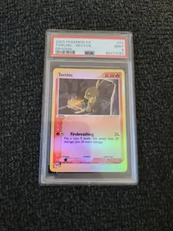 Pokemon EX Dragon Reverse Holo Torchic eReader 77/97 - PSA 9! PK473 - Image 1