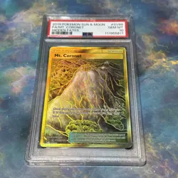 PSA 10 GEM MINT Mt. Coronet SV89 Hidden Fates Shiny Vault Full Art Pokemon Card - Image 1