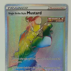 Single Strike Style Mustard 177/163 Battle Styles Secret Rare Pokemon TCG Card - Image 2