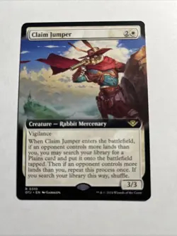 Claim Jumper (Extended Art) - Outlaws of Thunder Junction MTG Plus Bonus Card!!! - Image 1