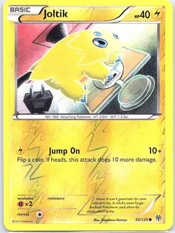 Joltik 50/135 Reverse Holo Plasma Storm - Pokemon Card - NM - Image 1