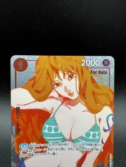One Piece Card Game Nami OP01-016 R For Asia Version Parallel Bandai TCG Japan - Image 2