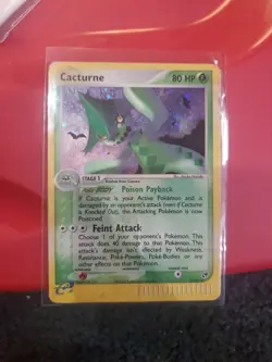 Pokemon Cacturne 2003 Holo Rare Sandstorm 2/100 - Image 1