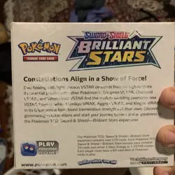 Pokemon TCG Sword & Shield Brilliant Stars Booster Box 36 Packs SEALED - Image 2