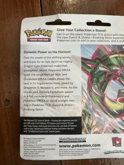 Pokemon TCG: Evolving Skies Triple Blister Booster Pack Umbreon Promo (SEALED) - Image 5