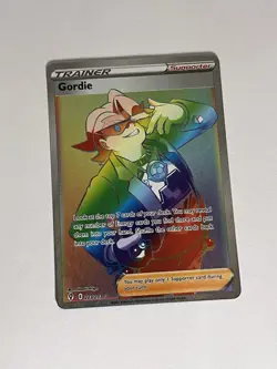 Pokemon TCG Gordie 223/203 SWSH Evolving Skies Full Art Secret Rare Holo NM/M - Image 2