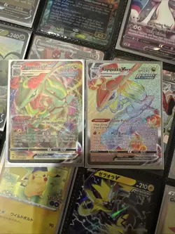 Rayquaza VMAX (Secret) 217/203 Swsh07: Evolving Skies Holo Pokemon Card NM - Image 1