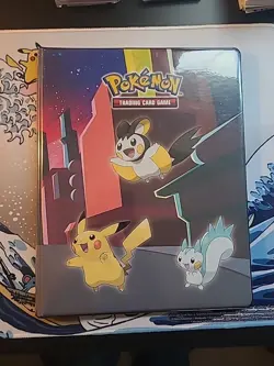 Pokemon Ultra Rare Card Lot 90 Cards Plus Binder Filled With Holo Cards. - Image 1