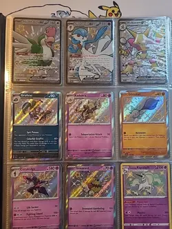 Pokemon Ultra Rare Card Lot 90 Cards Plus Binder Filled With Holo Cards. - Image 4