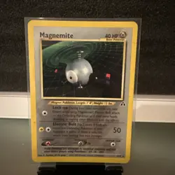Pokemon TCG Magnemite 7/75 Neo Discovery Unlimited Edition Rare Holo Card - Image 1