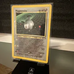 Pokemon TCG Magnemite 7/75 Neo Discovery Unlimited Edition Rare Holo Card - Image 3