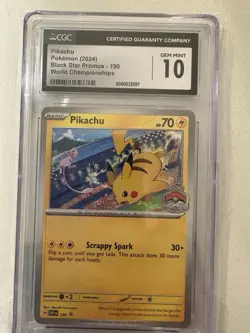 Pikachu 190 Sv: Scarlet & Violet Promo Cards CGC 10 - Image 1