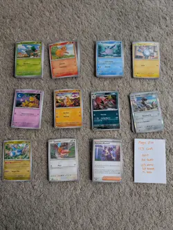 Pokemon TCG Mega Evolutions Bulk - 153 Cards No Duplicates! NM/M Pack Fresh - Image 1